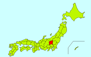 日本地図（群馬県）