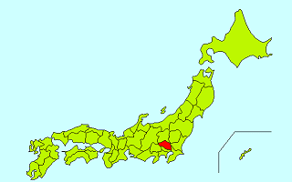 日本地図（埼玉県）