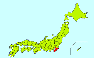 日本地図（千葉県）
