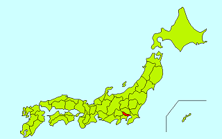 日本地図（東京都）