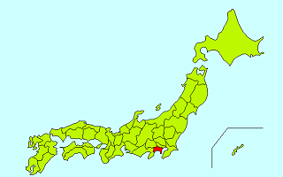 日本地図（神奈川県）