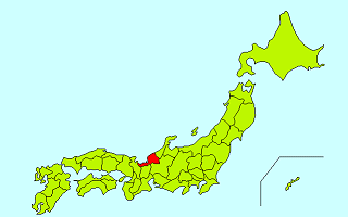 日本地図（福井県）