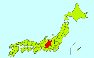 日本地図（長野県）