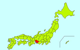 日本地図（愛知県）