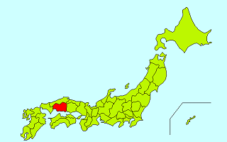 日本地図（広島県）