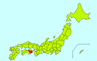 日本地図（徳島県）