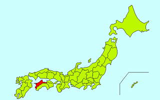 日本地図（愛媛県）
