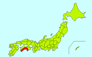日本地図（高知県）