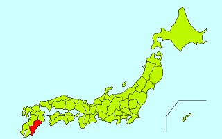 日本地図（宮崎県）